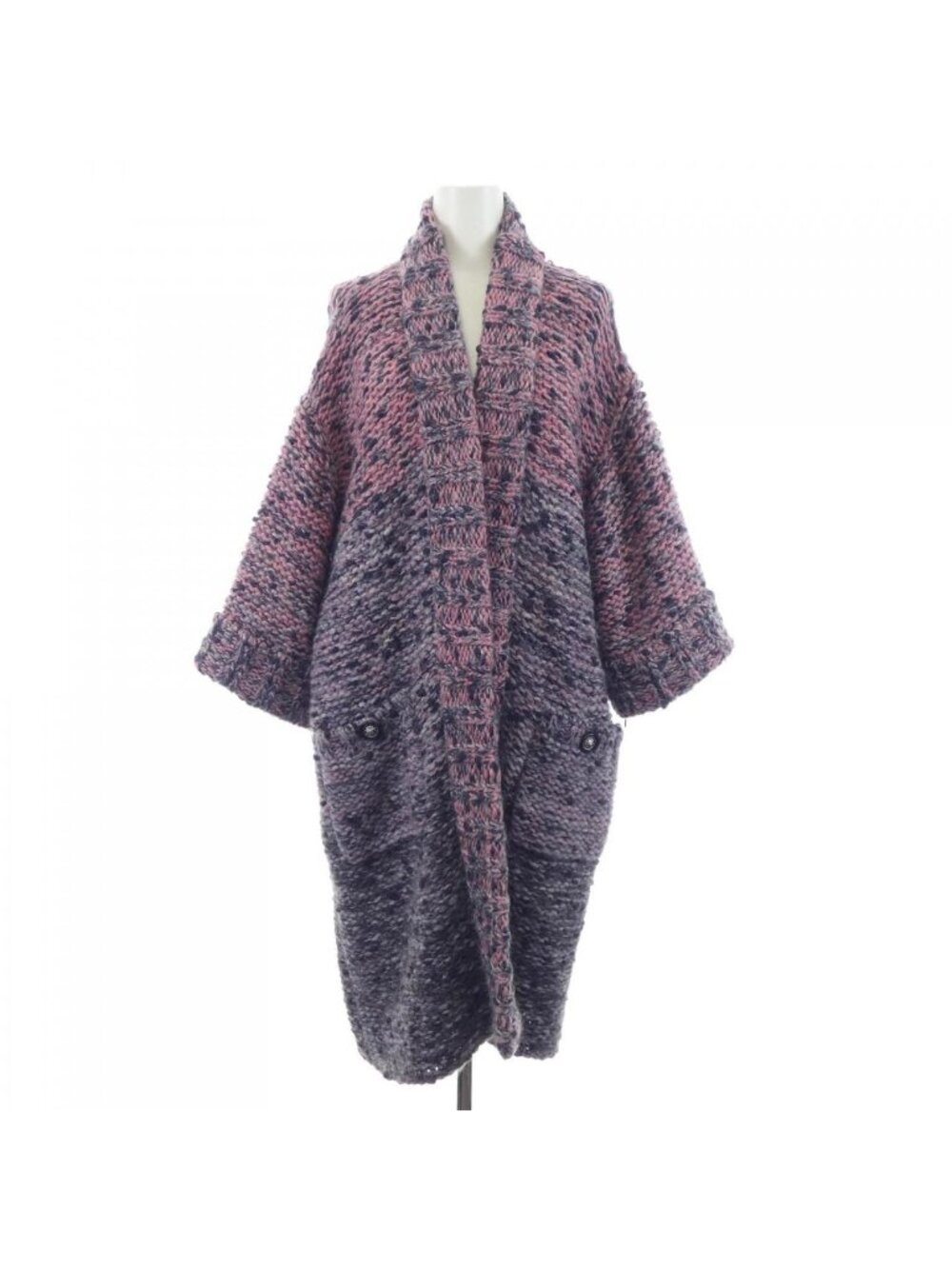 Chanel 14B Long Cardigan Navy